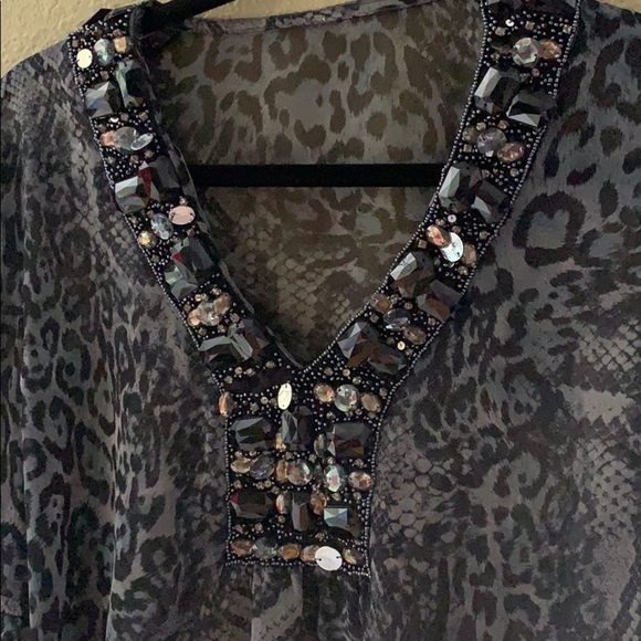 Beautiful snake prints top size L Fariy - Picture 3 of 9